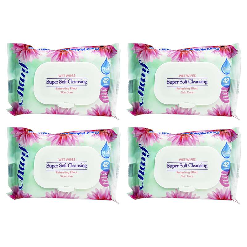 دستمال مرطوب چانف مدل Super Soft-X1 مجموعه 4 عددی