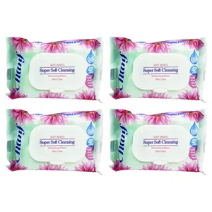 دستمال مرطوب چانف مدل Super Soft-X1 مجموعه 4 عددی