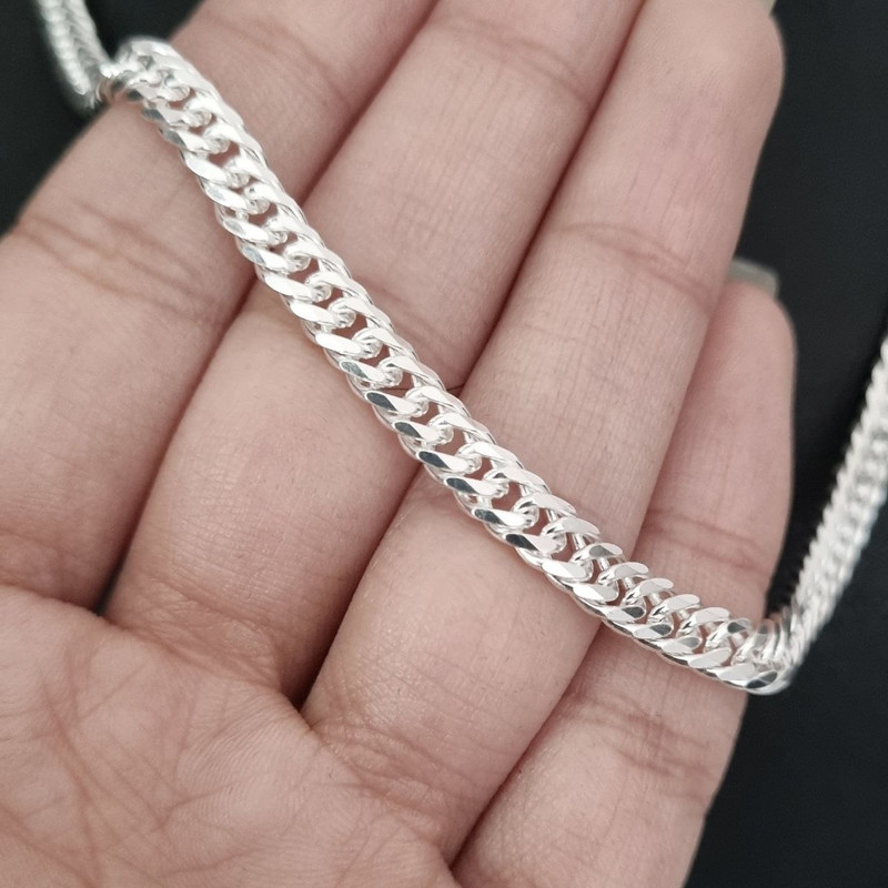 زنجیر نقره مردانه لیردا مدل zng 27.2 زنجیر نقره مردانه لیردا مدل zng 27.2