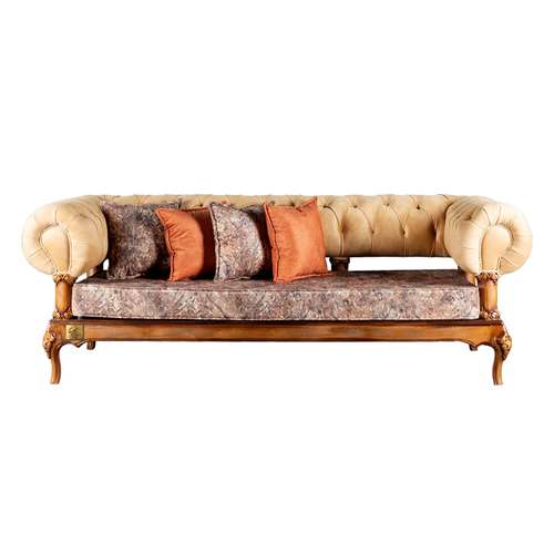 مبل 3 نفره گروه مبلمان کلاسیک مدل چستر CH651