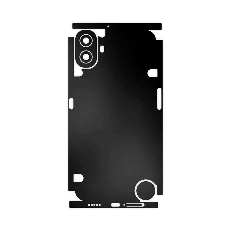 برچسب پوششی ماهوت مدل Matte-Black-FullSkin مناسب برای گوشی موبایل ناتینگ CMF Phone 1