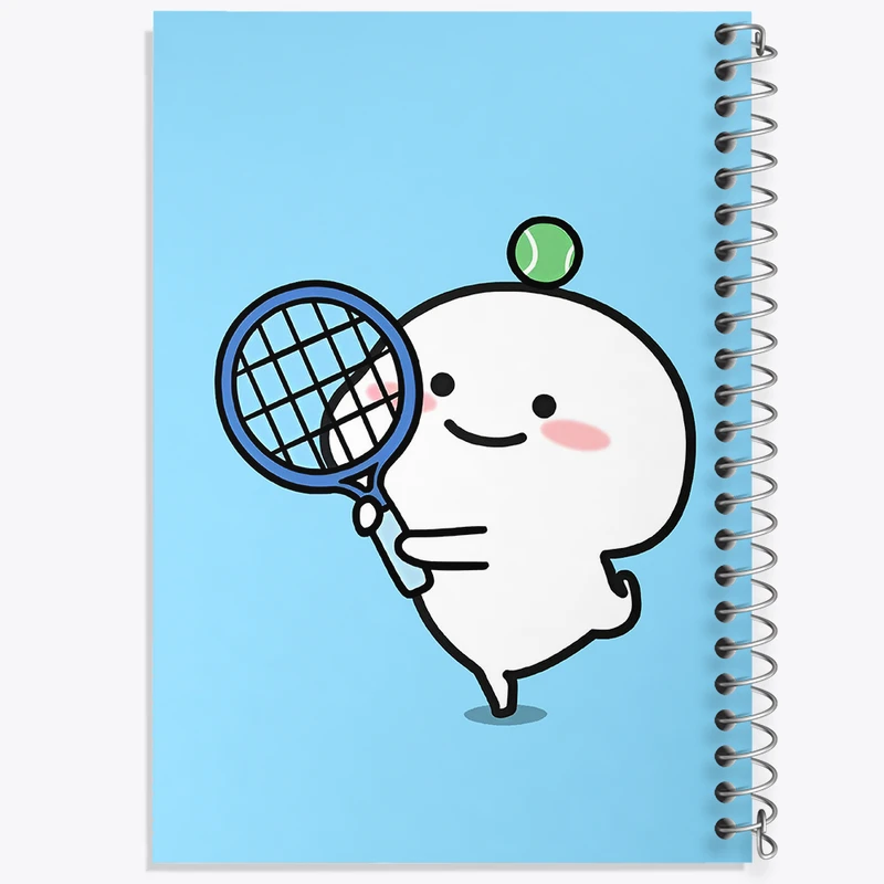 دفتر نقاشی 50 برگ خندالو طرح آدمک کیوت و بامزه کد N5189