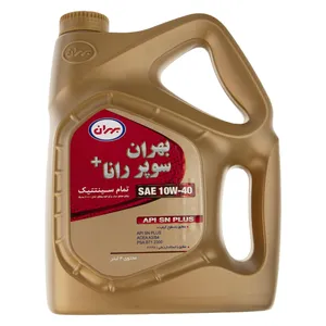 روغن موتور بهران مدل سوپر رانا پلاس SAE 10W-40 حجم 4 لیتر