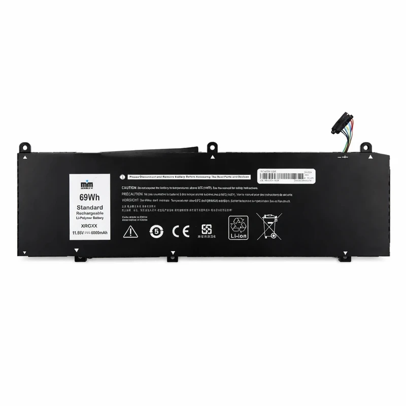باتری لپ‌تاپ 8 سلولی دابل ام مدل XRGXXمناسب برای Alienware M15