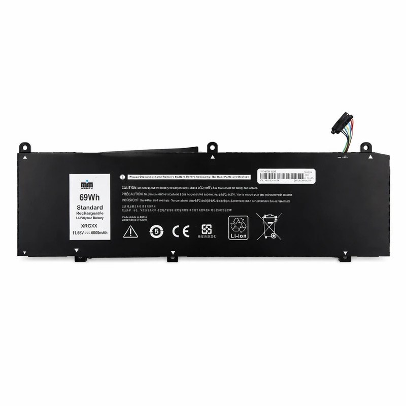 باتری لپ‌تاپ 8 سلولی دابل ام مدل XRGXXمناسب برای Alienware M15