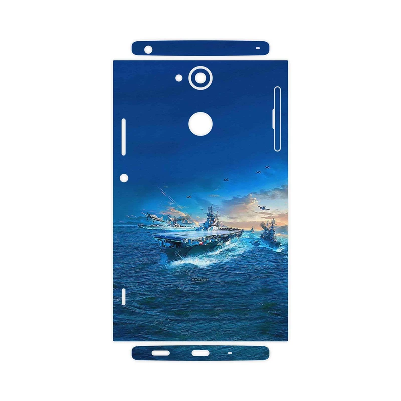 برچسب پوششی ماهوت مدل Warship-FullSkin مناسب برای گوشی موبایل سونی Xperia XA2
