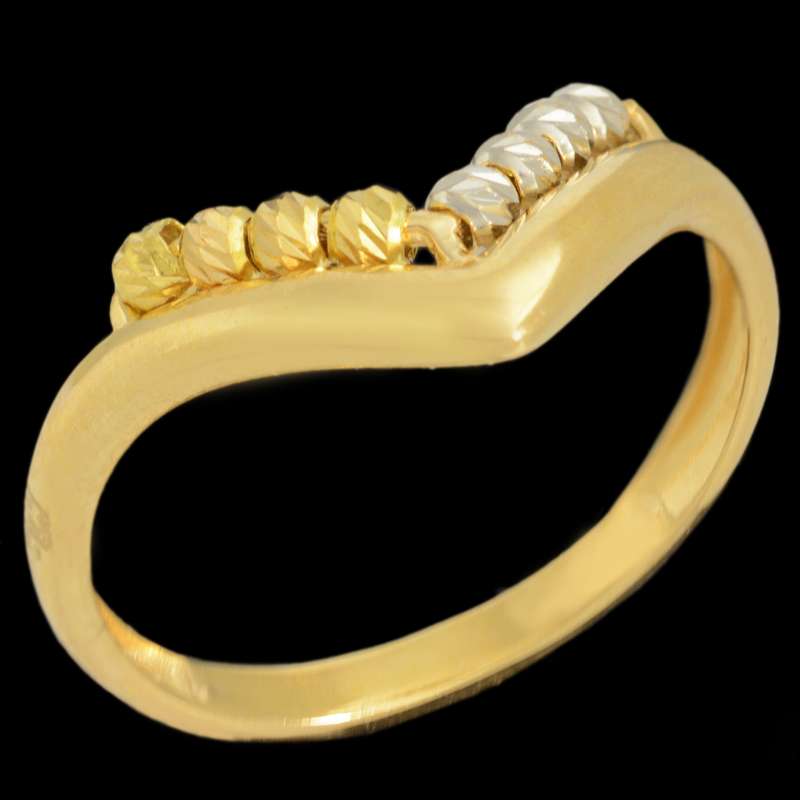 انگشتر طلا 18 عیار زنانه طلای مستجابی مدل آوا کد 670195