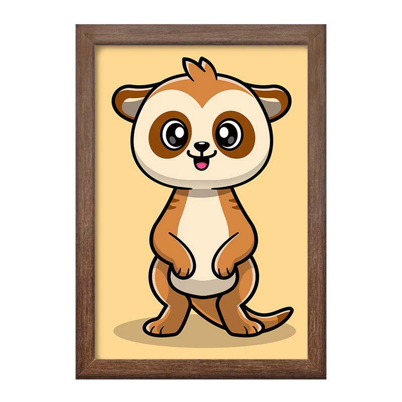 تابلو خندالو طرح حیوانات بامزه سمور کد 29693