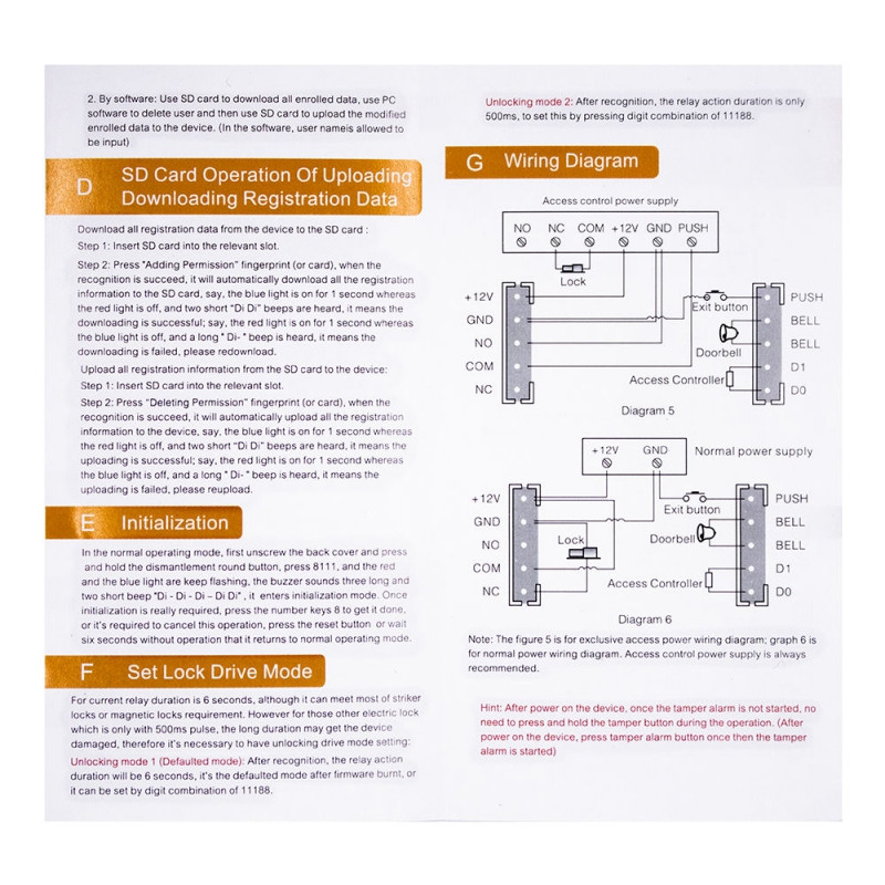 درب باز کن هوشمند مدل اثر انگشتی کارتی کد 125KHz به همراه تگ و تغذیه درب باز کن هوشمند مدل اثر انگشتی کارتی کد 125KHz به همراه تگ و تغذیه