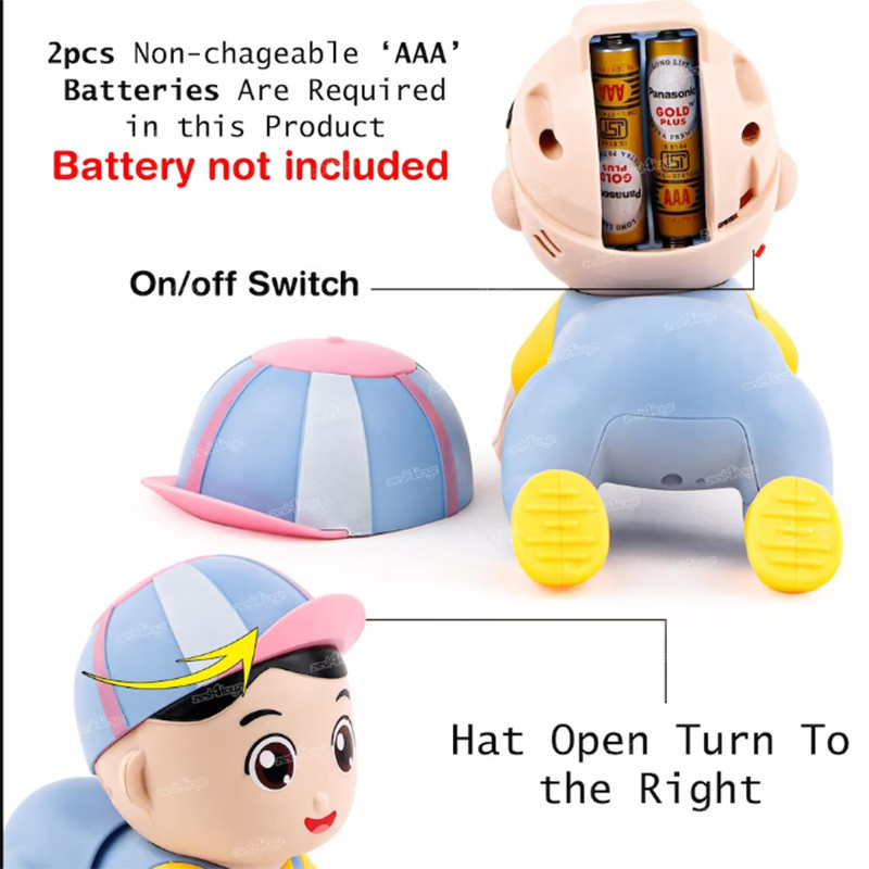 اسباب بازی مدل متحرک طرح کودک چهار دست و پا کد 258