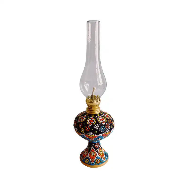 چراغ میناکاری سفالی کد 310