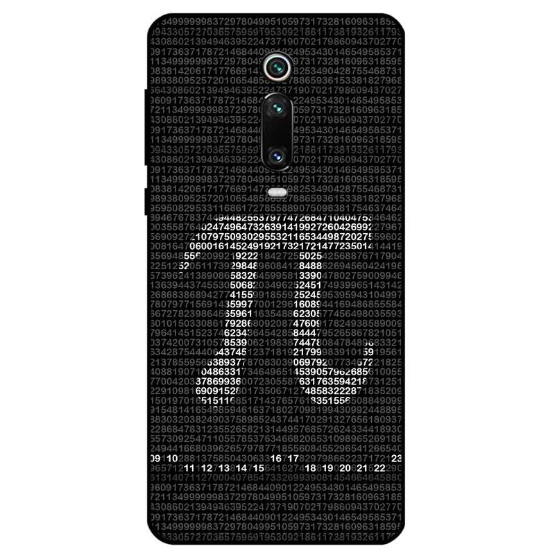 کاور مگافون طرح عدد پی مدل 7240 مناسب برای گوشی موبایل شیائومی Redmi K20 / K20 Pro / K20 Premium