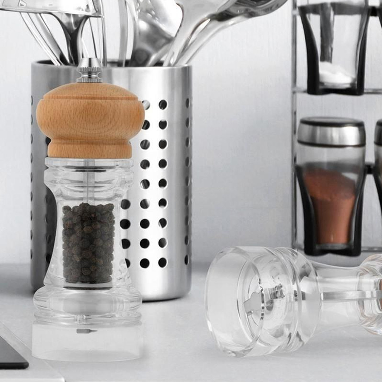 فلفل ساب و نمک ساب مدل CRYSTAL کد 910129-15 فلفل ساب و نمک ساب مدل CRYSTAL کد 910129-15