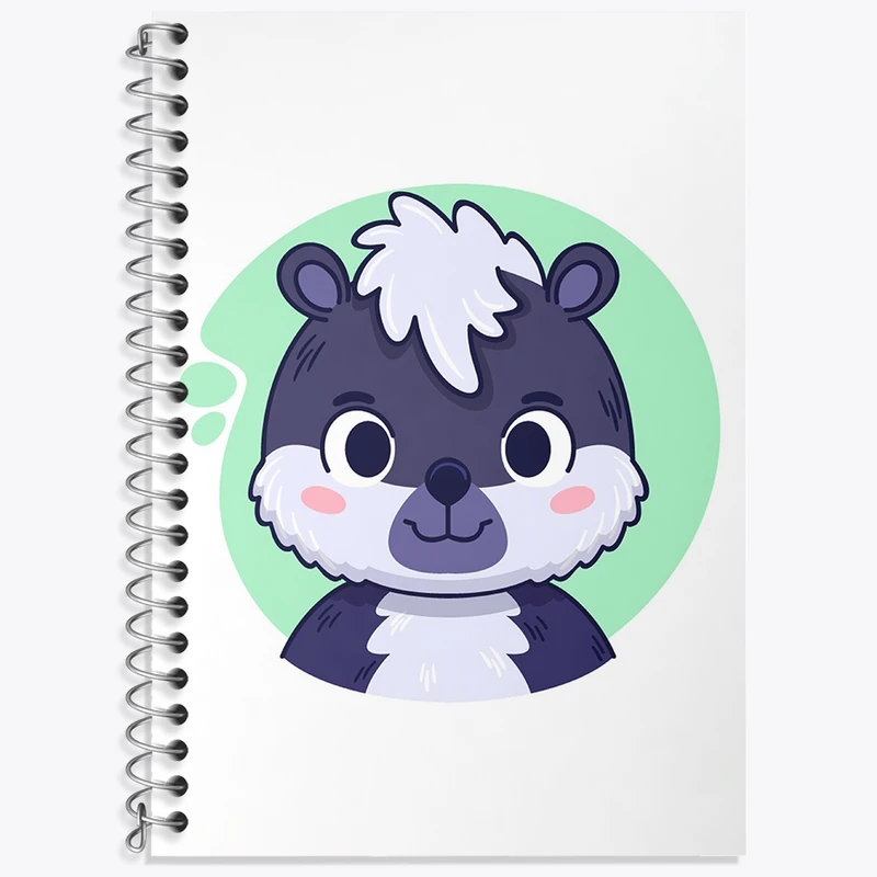 دفتر لغت 50 برگ خندالو طرح راسو حیوانات بامزه کد 37147