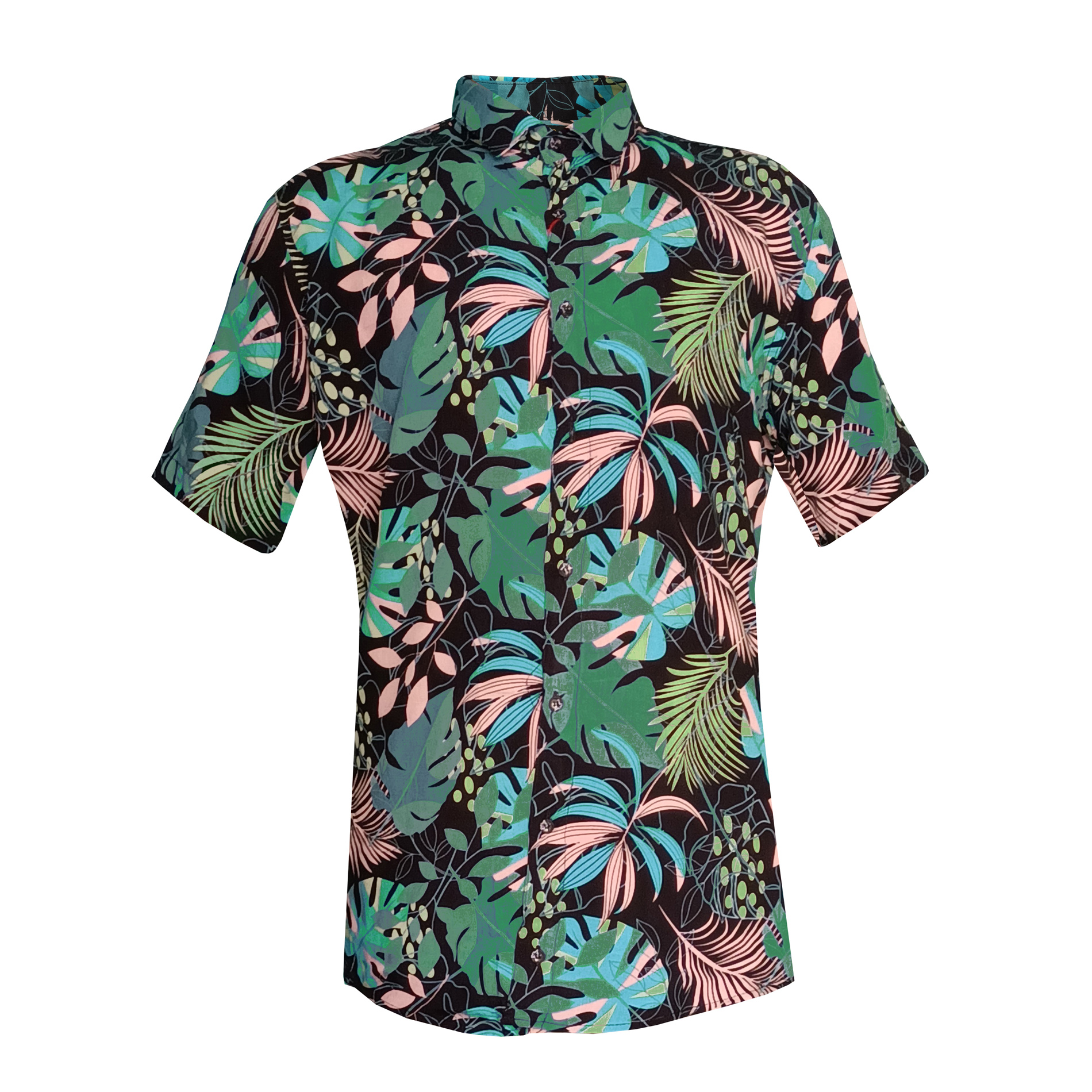 پیراهن آستین کوتاه مردانه مدل هاوایی کد SA-ABI-M