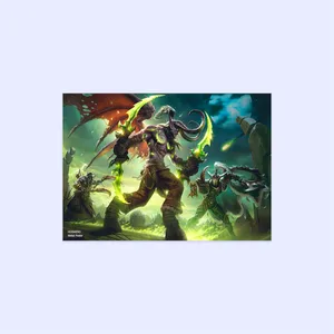 پوستر هومرو مدل فلزی طرح وارکرفت کد PS1030