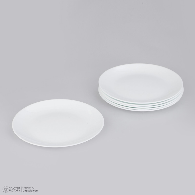 بشقاب طرح دایره مدل کلاسيک کد 195 - بسته 6 عددي