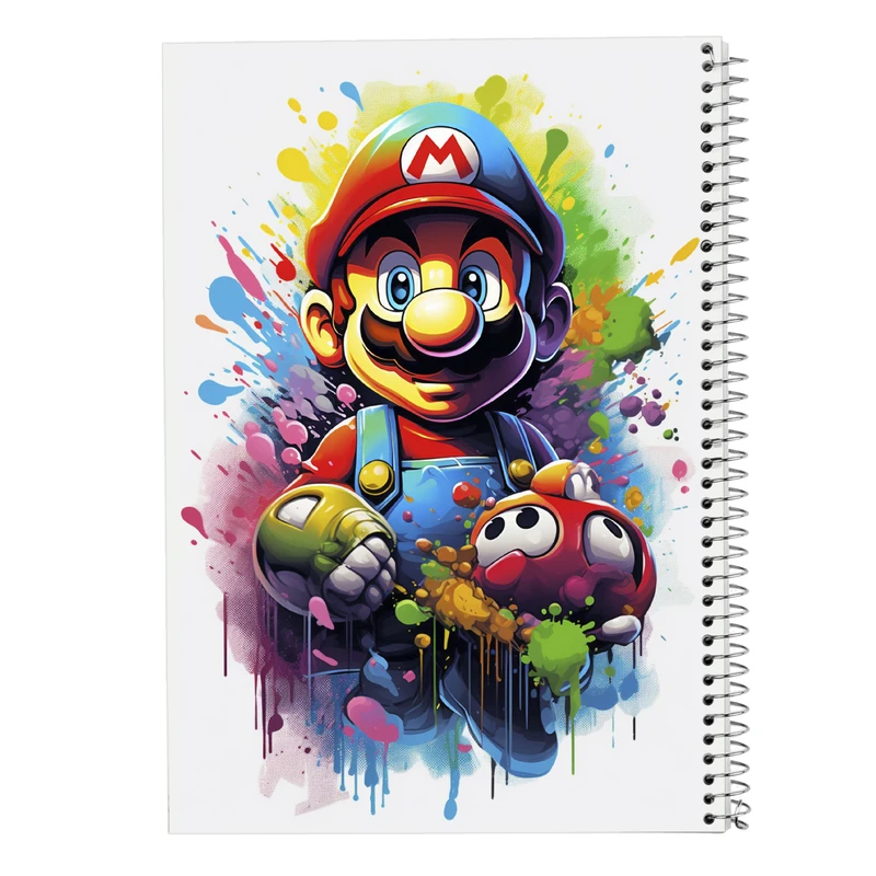 دفتر مشق 50 برگ مدوپد مدل سوپرماریو super mario کد DF2973