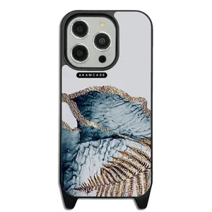 AKAM AMCWLA15PRO-MARBEL15 Cover For Apple iPhone 15 Pro
