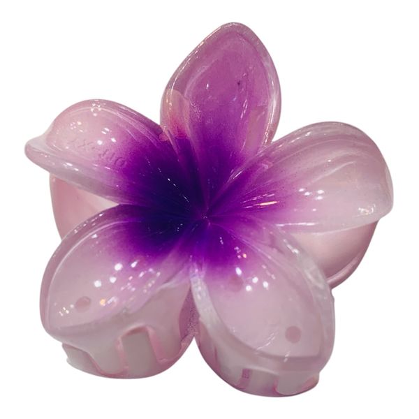 کلیپس مو زنانه مدل گل پلومریا کد R1105