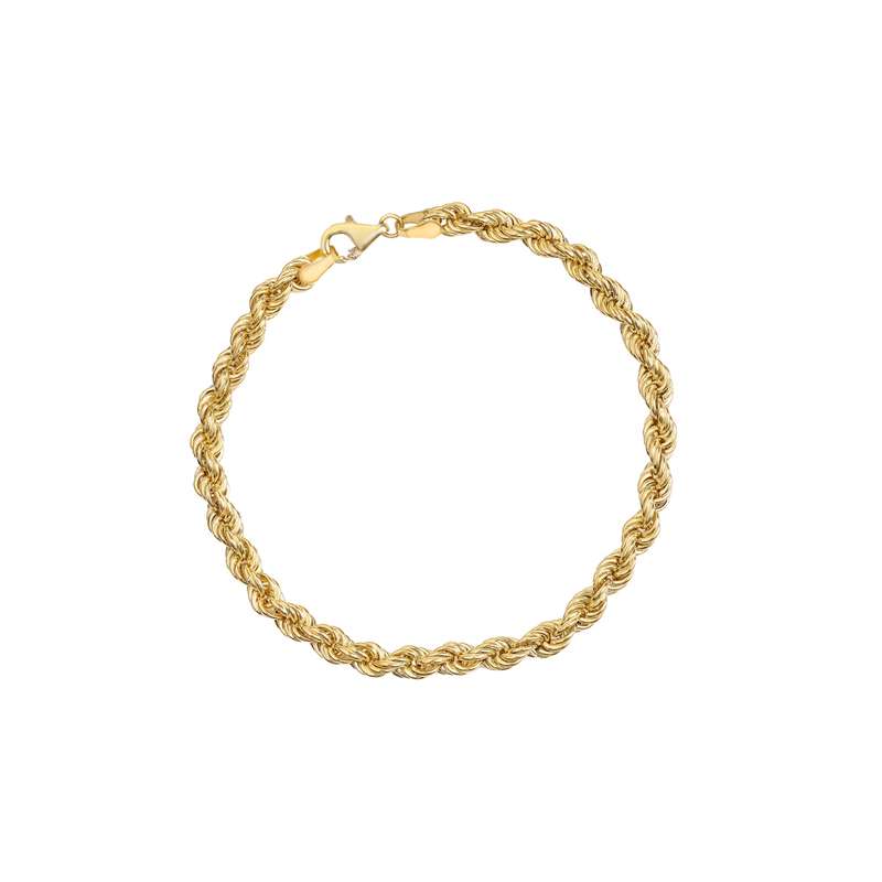 دستبند طلا 18 عیار زنانه ماوی گالری مدل طنابی پیچی دستبند طلا 18 عیار زنانه ماوی گالری مدل طنابی پیچی