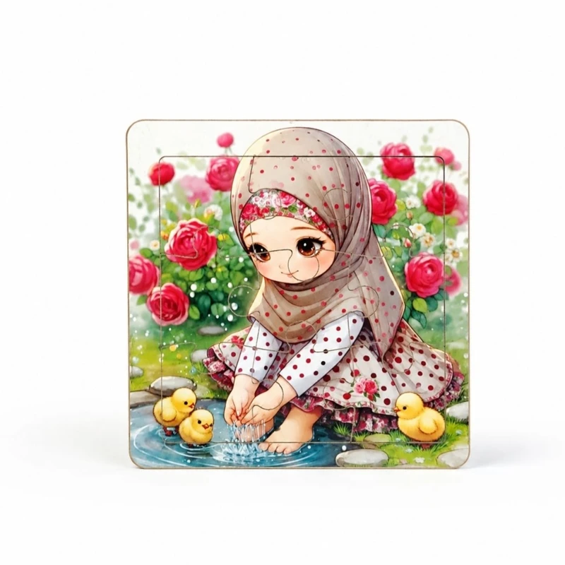 پازل ۹ تکه مدل ۶۱۱ مناسب برای بالای ۲ سال