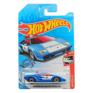 ماشین بازی هات ویلز مدل LAMBORGHINI COUNTACH POLICE CAR