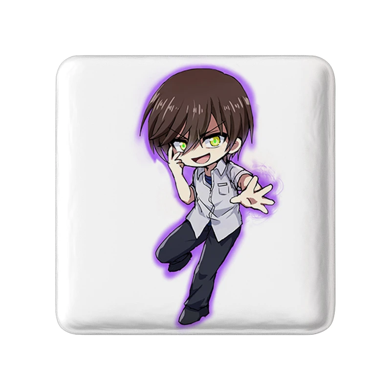 پیکسل خندالو طرح یو انیمه شارلوت مدل مربعی کد 32100