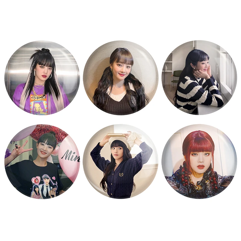 مگنت خندالو مدل مینی گروه جی آیدل GIdle کد 1129A مجموعه 6 عددی