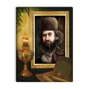 کاشی اطلس آبی طرح میرزا کوچک خان جنگلی مدل T5332