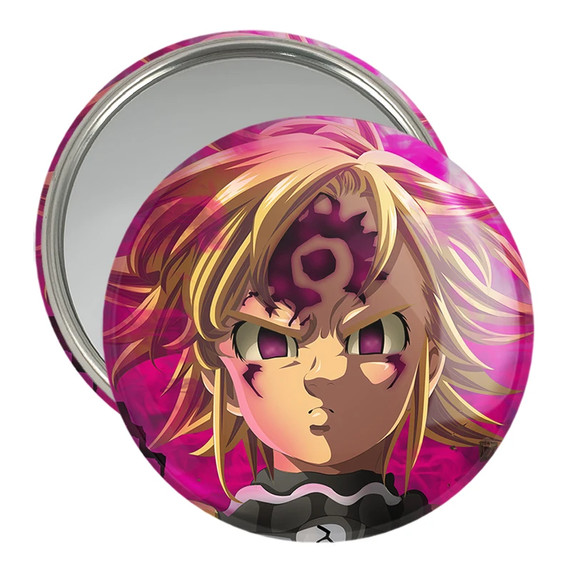 آینه جیبی خندالو مدل ملیوداس انیمه هفت گناه کبیره  کد 17571