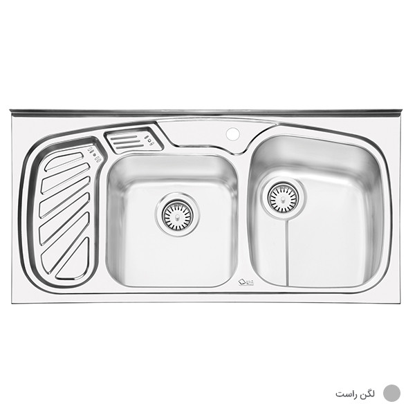 سینک ظرفشویی ایلیا استیل مدل 1020 روکار