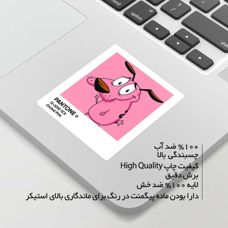 استیکر لپ تاپ ماسا دیزاین طرح pantone مدل venus558