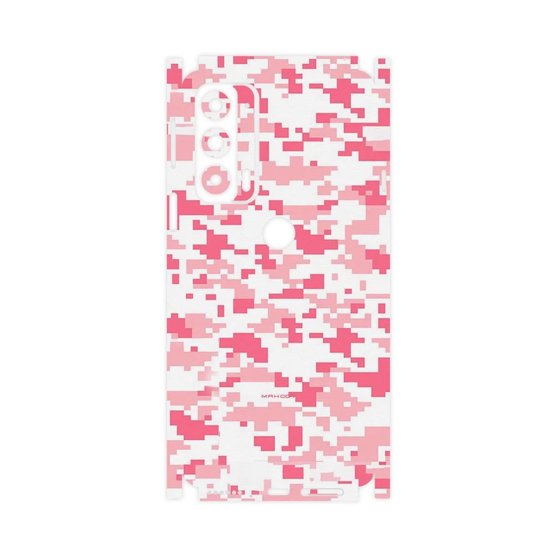 برچسب پوششی ماهوت مدل Army_Pink_Pixel-FullSkin مناسب برای گوشی موبایل موتورولا Edge 20