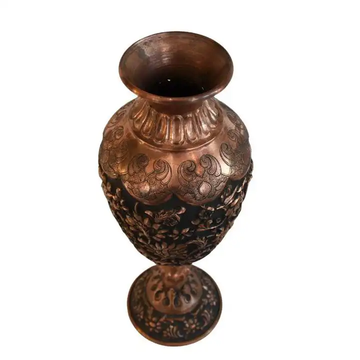 گلدان قلمزنی مدل برجسته کد ma323