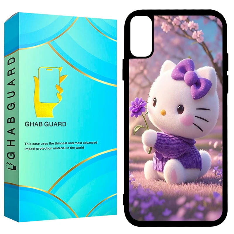 کاور قاب گارد طرح کیتی مدل GCHPX مناسب برای گوشی موبایل اپل iPhone X / XS