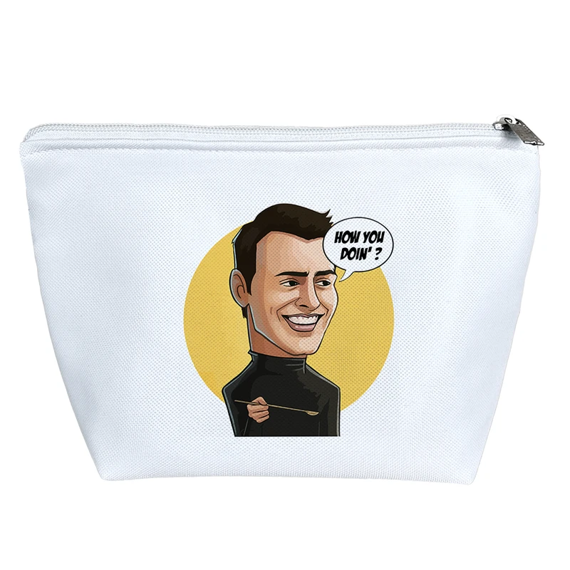 کیف لوازم آرایش دخترانه خندالو مدل جویی سریال فرندز کد 7935