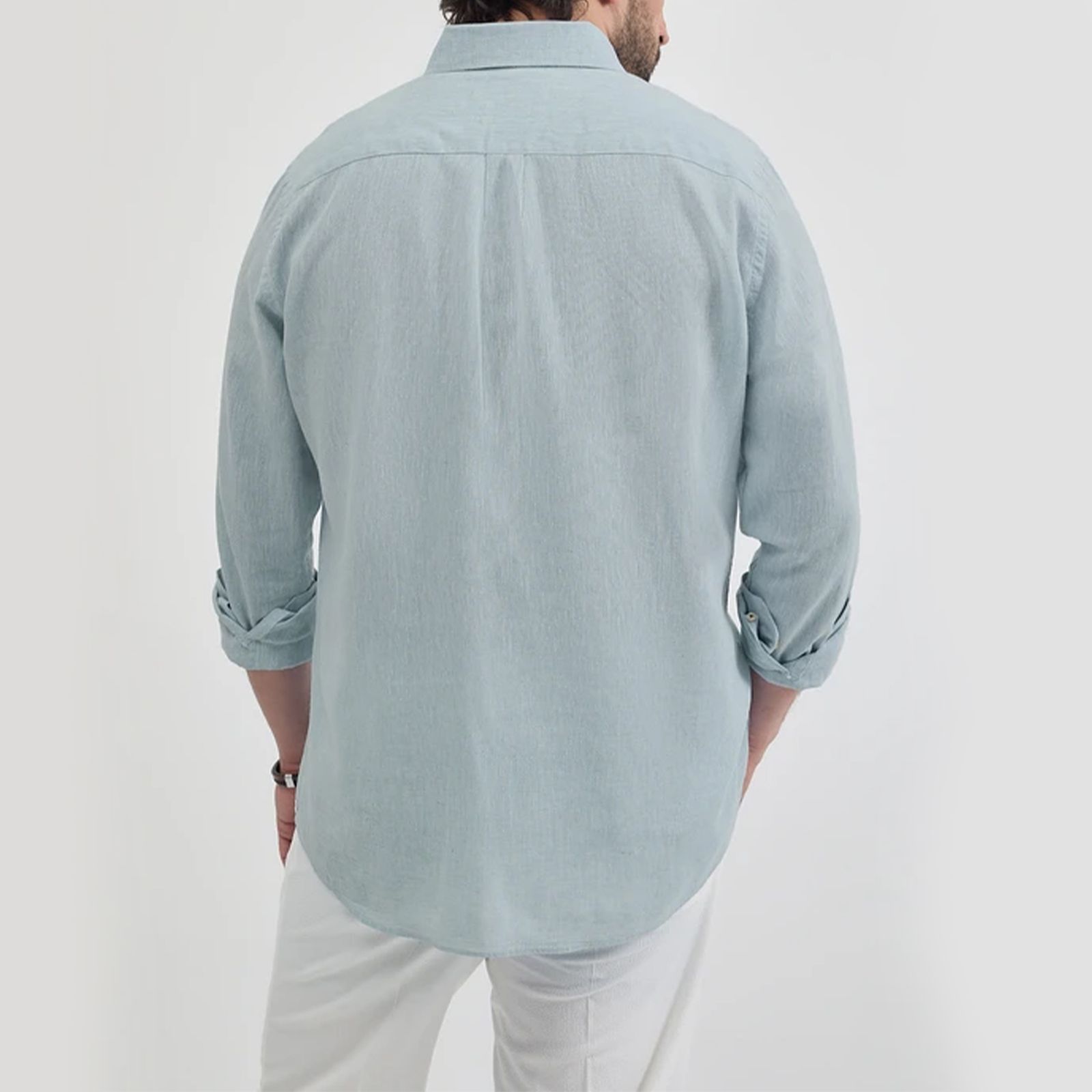 پیراهن آستین بلند مردانه کروم مدل 2510108 - - 6