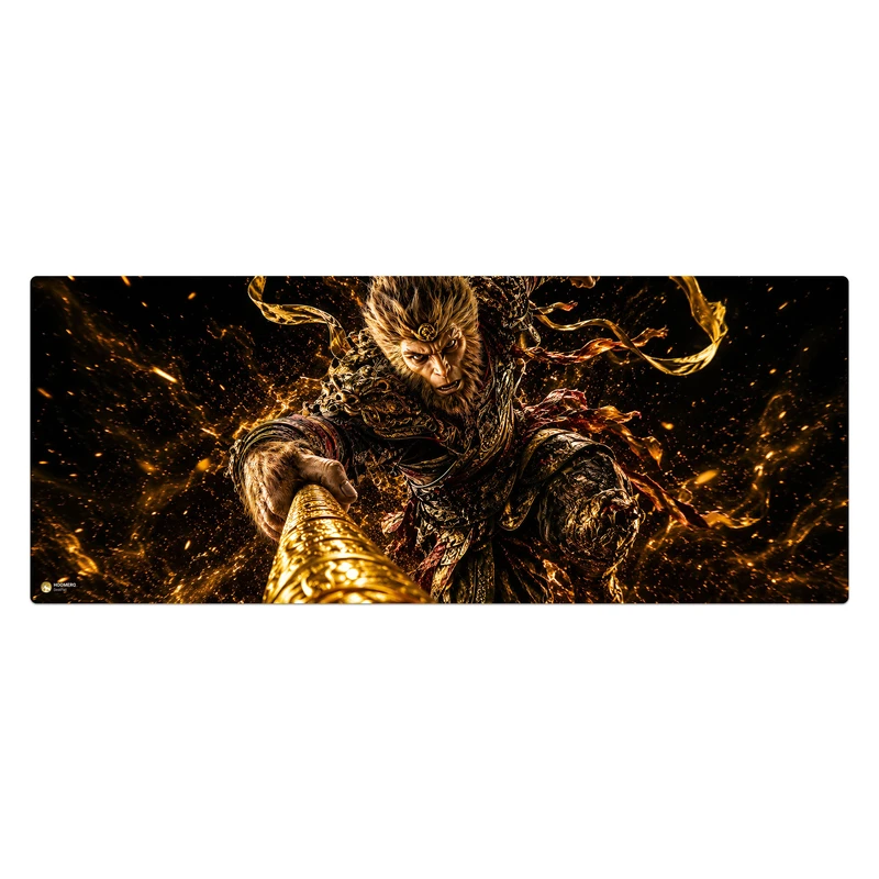ماوس پد هومرو مدل HX588 طرح Black Myth Wukong سایز 40x100 سانتی‌متر