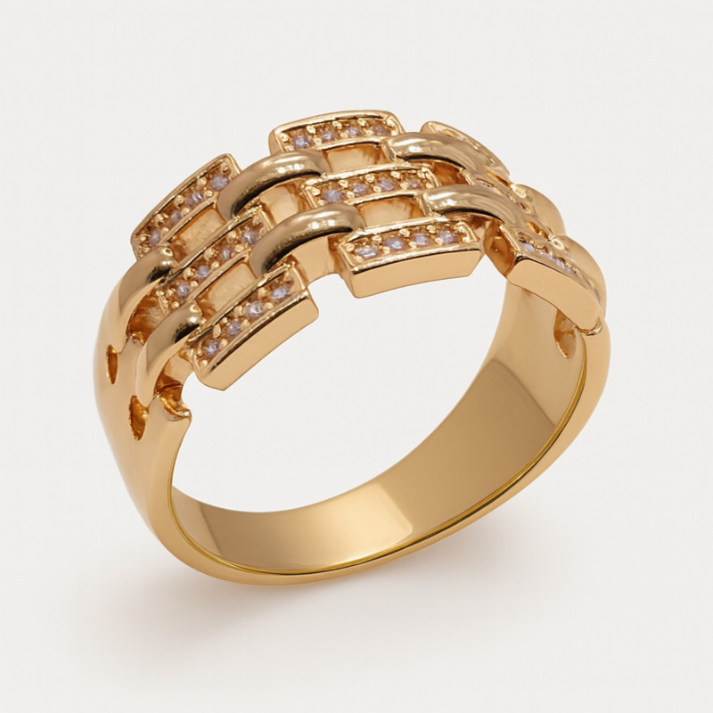 انگشتر زنانه ژوپینگ مدل توری کد A0053