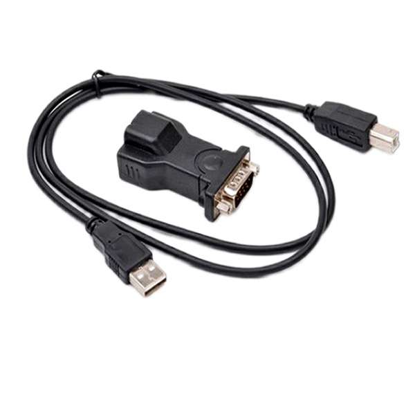 کابل USB پرینتر مدل RS232 طول 0.8 متر به همراه مبدل USB به Serial