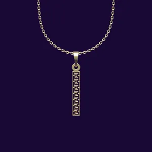 گردنبند طلا 18 عیار زنانه مدوپد مدل ورساچه کد DD2-1-1204