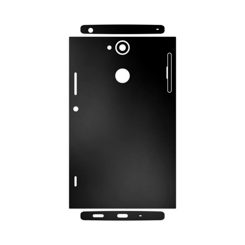 برچسب پوششی ماهوت مدل Black-Matte-FullSkin مناسب برای گوشی موبایل سونی Xperia XA2