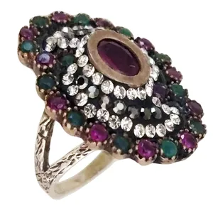 انگشتر نقره زنانه سلین کالا مدل یاقوت ce-As54