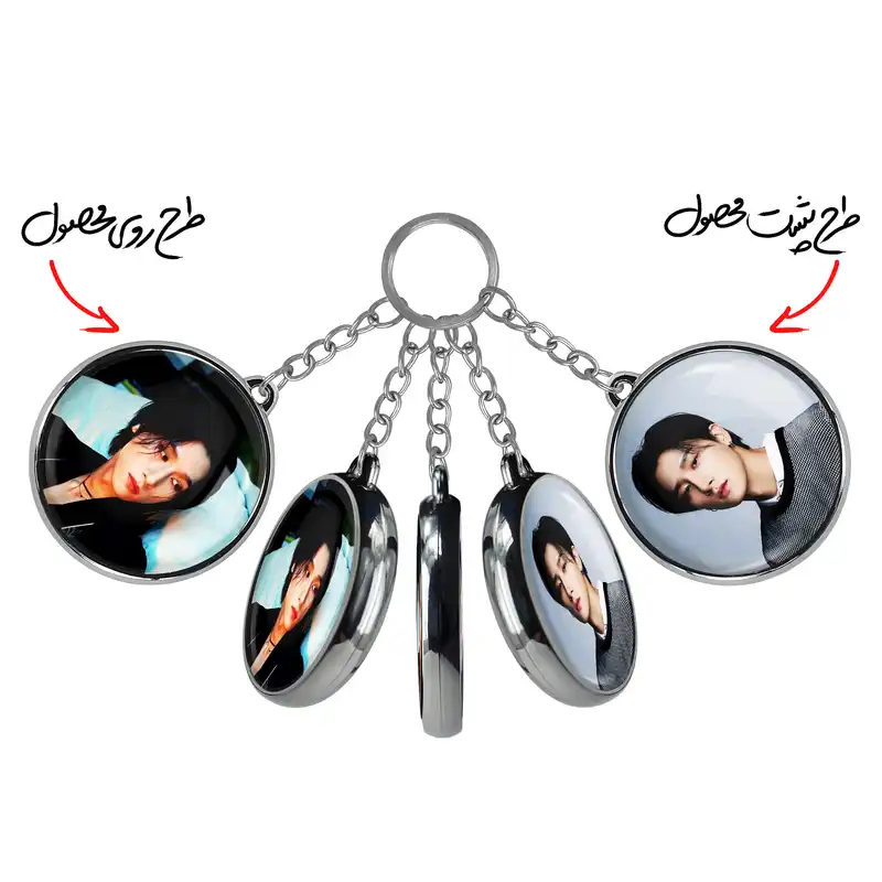 جاکلیدی خندالو طرح آی ام گروه مانستا اکس MONSTA X مدل دوطرفه کد 2111721122