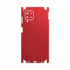 MAHOOT Red-Fiber-FullSkin Cover Sticker for Samsung Galaxy A22 4G
