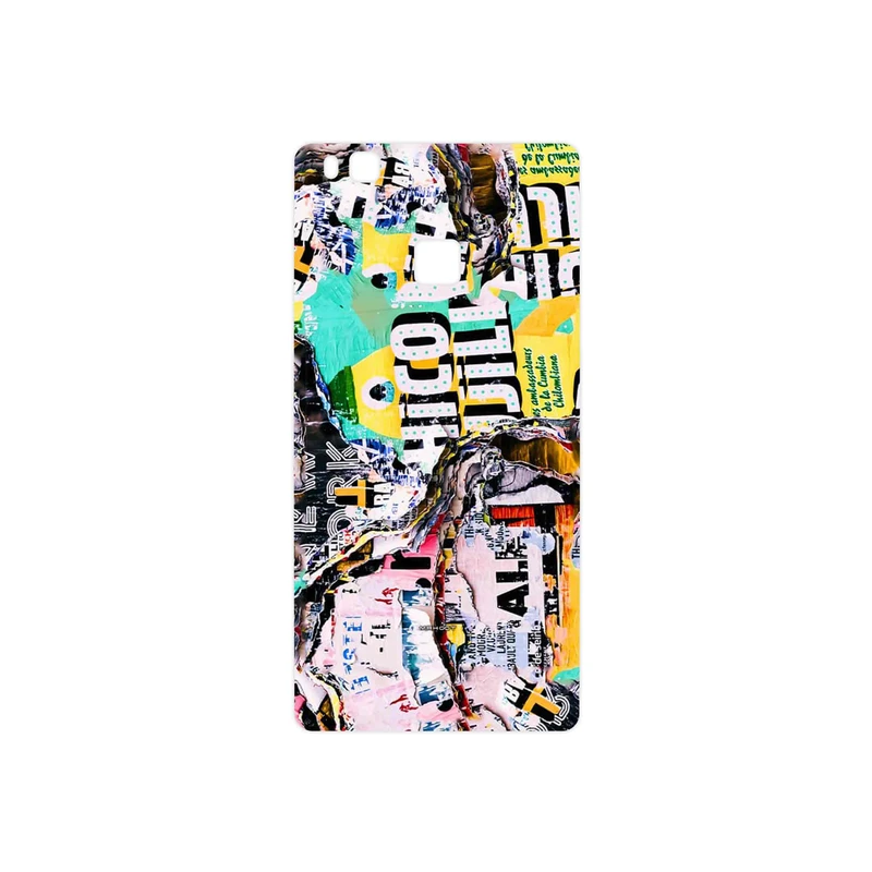 برچسب پوششی ماهوت مدل Collage of Teared Paper مناسب برای گوشی موبایل هوآوی P9 Lite