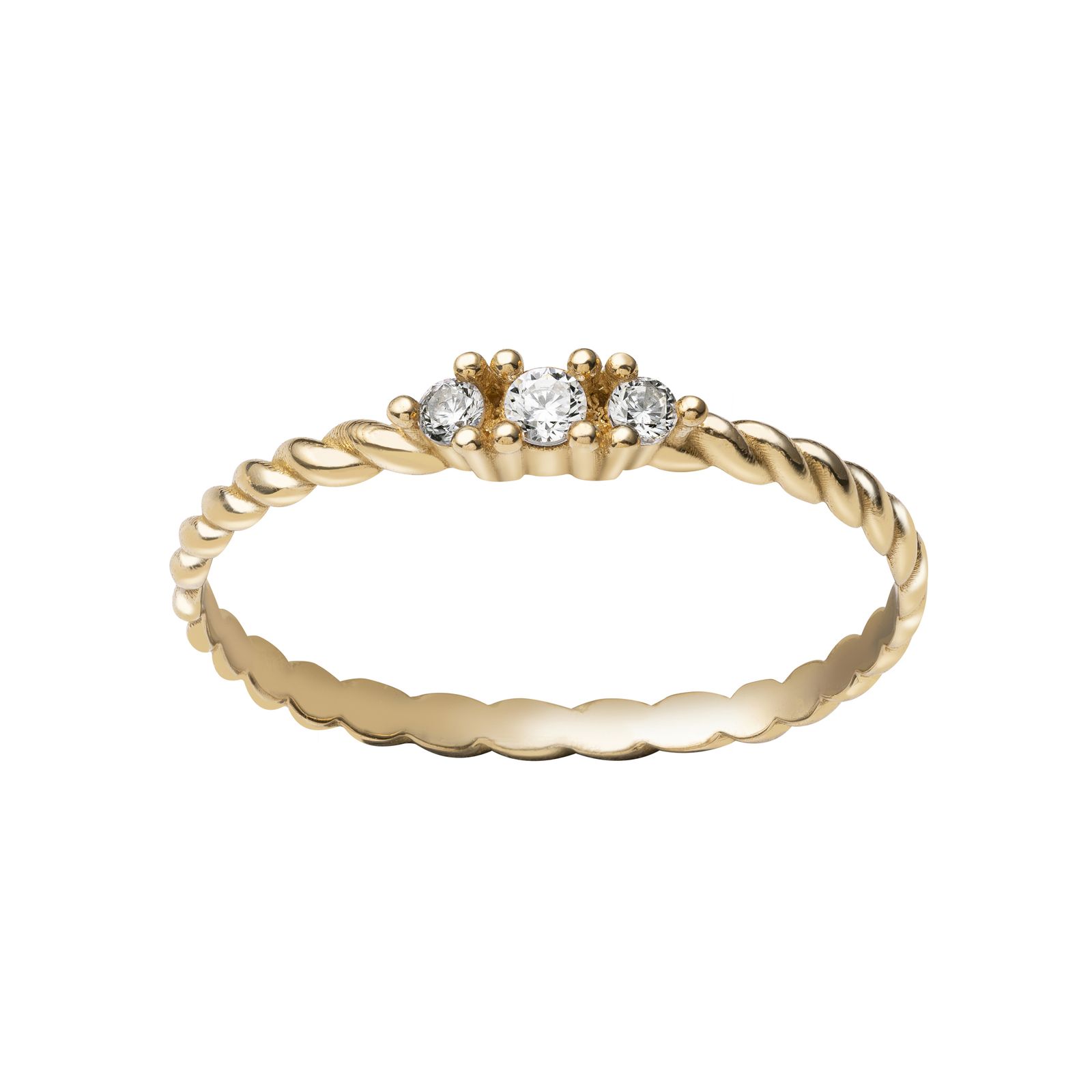 انگشتر طلا 18 عیار زنانه جواهری سون مدل 3355 - - 1