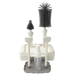 ست برس شیشه شوی مدل شیر مجموعه 6 عددی