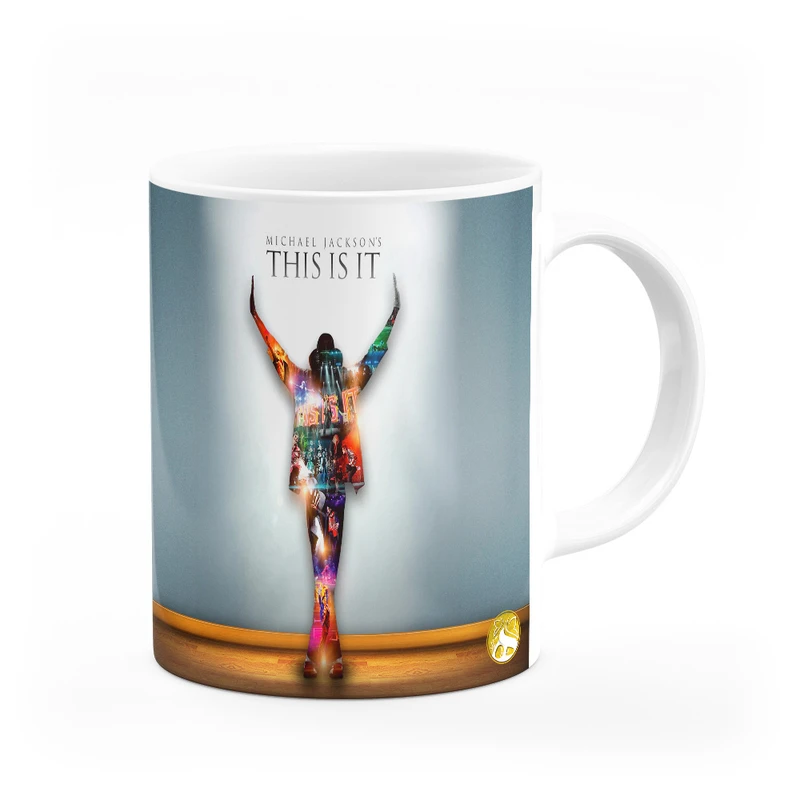 ماگ هومرو طرح مایکل جکسون مدل MG9122